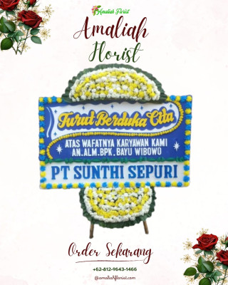 Papan Bunga Duka di Kemenangan Tani
